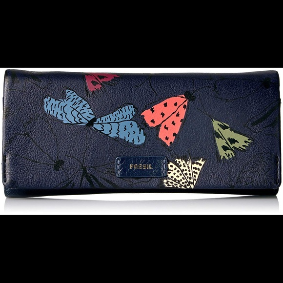 Fossil Accessories - fossil checkbook card clutch wallet